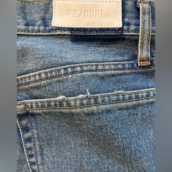 ReDone NWOT 90s High Rise Loose Fit Button Fly Jeans SZ 27 - Picture 11 of 11